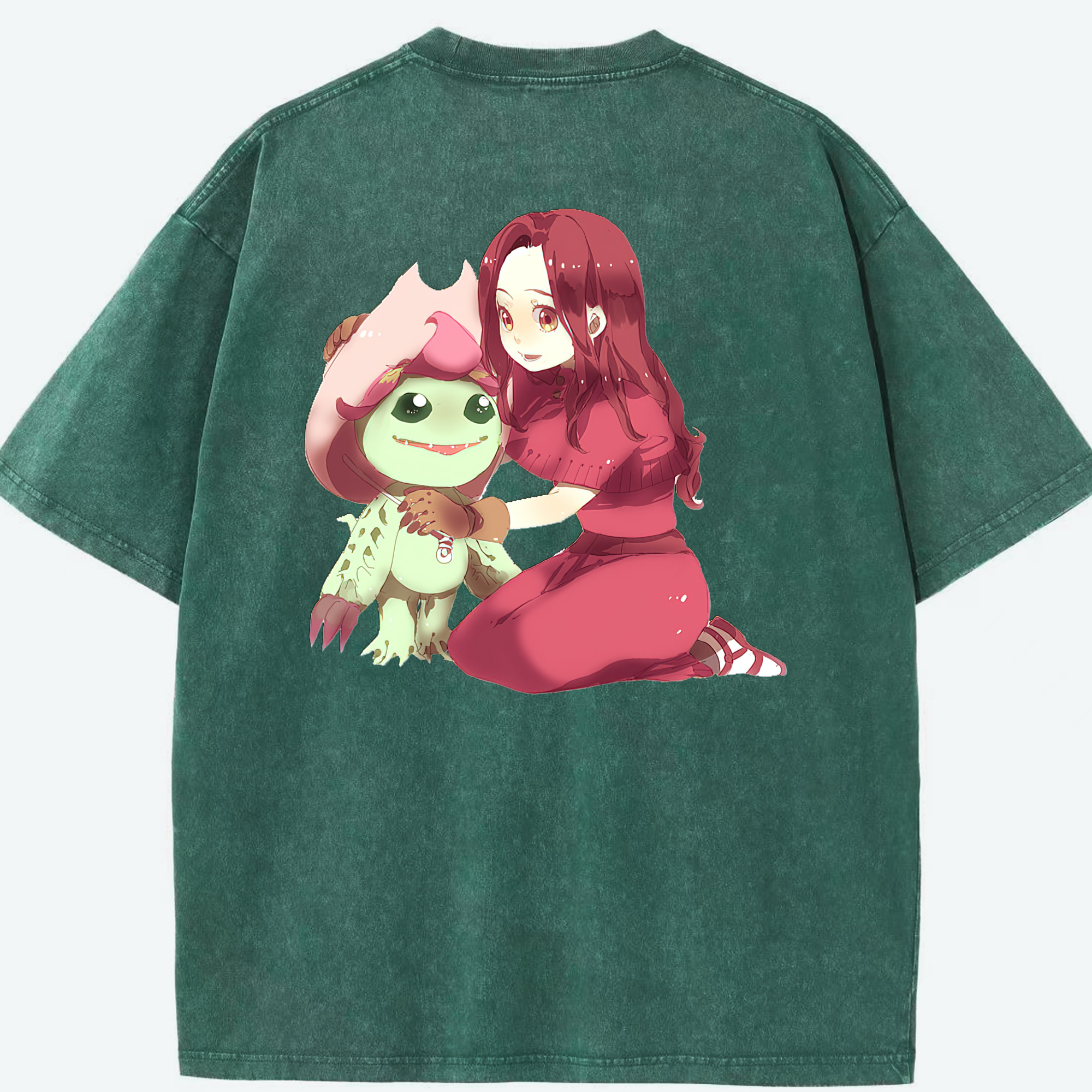 （画像用） Digimon デジタルモンスター/デジモン 綿100% ヴィンテージ風 半袖Tシャツ（背面プリント）